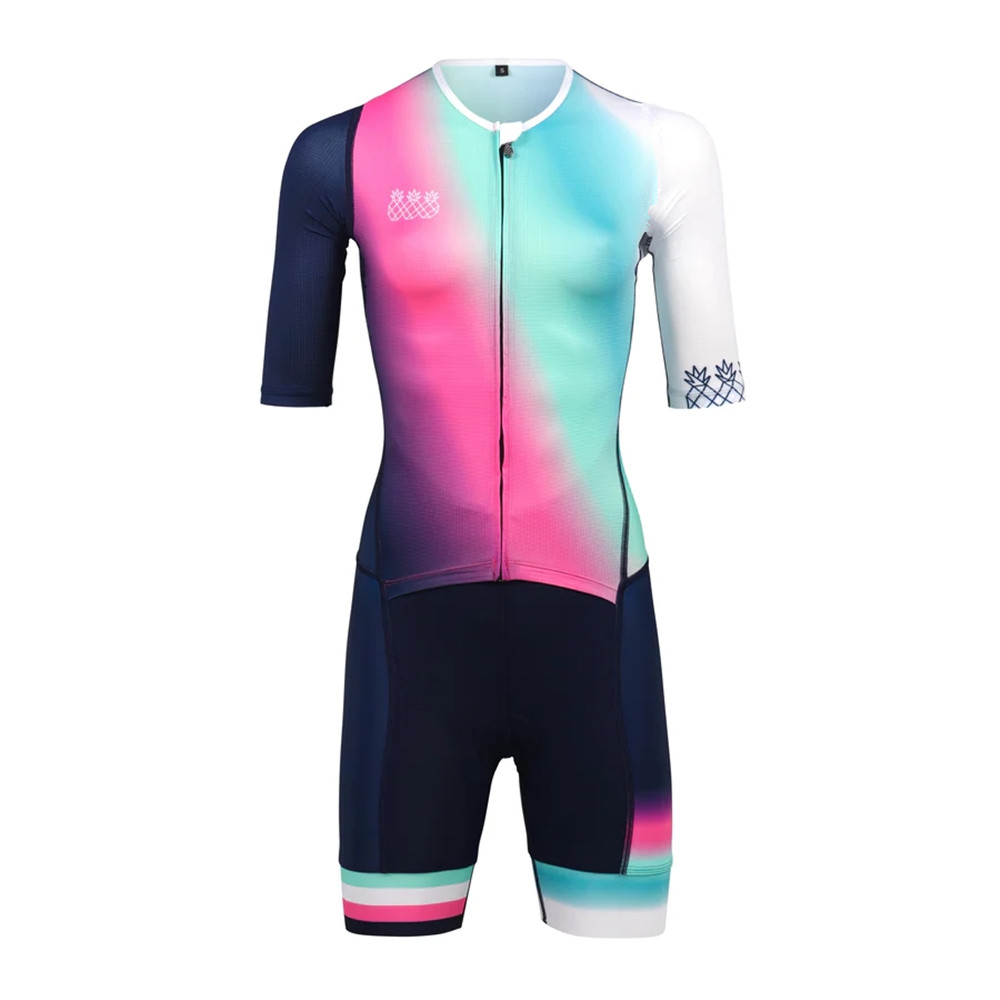 Triathlon Cycling Kit - Combinaison de Triathlon d'été pour femmes,