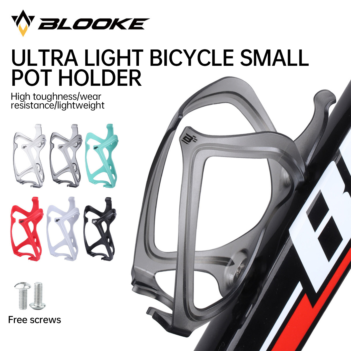 Cycling Gear Holder - Porte-bidon ultra-léger BLOOKE pour vélos de