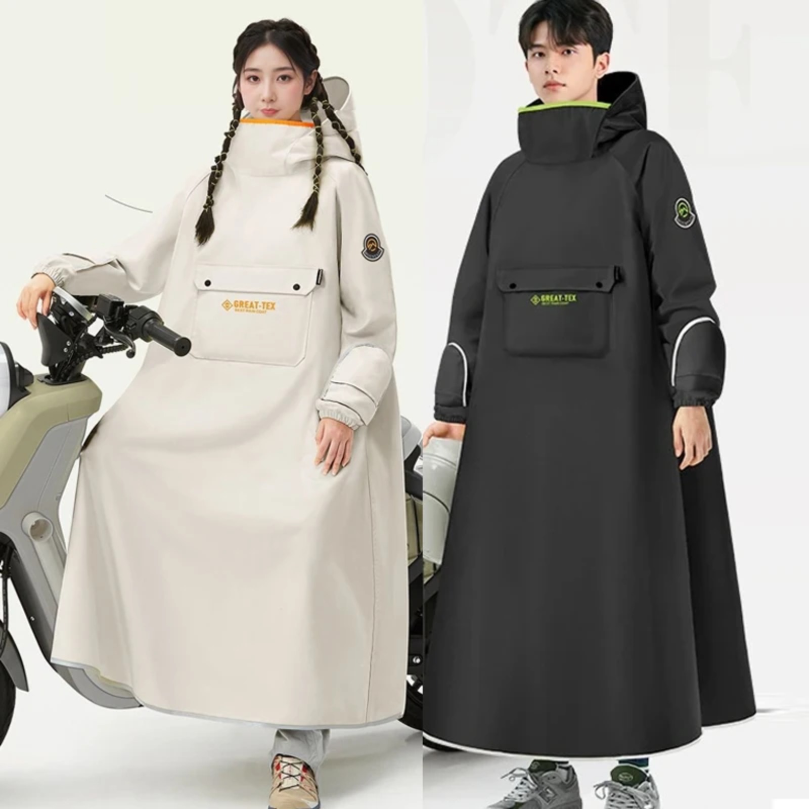 Cycling Gear In Rain - Poncho imperméable pour le cyclisme, veste