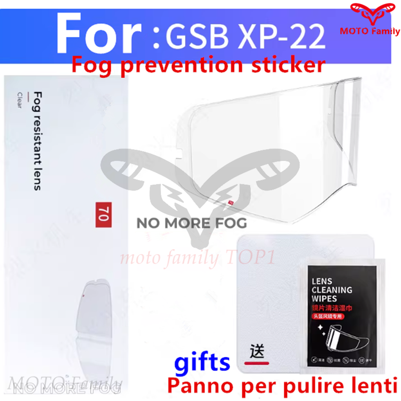 Cycling Gear And Equipment - Autocollant anti-buée pour casque GSB XP-22,