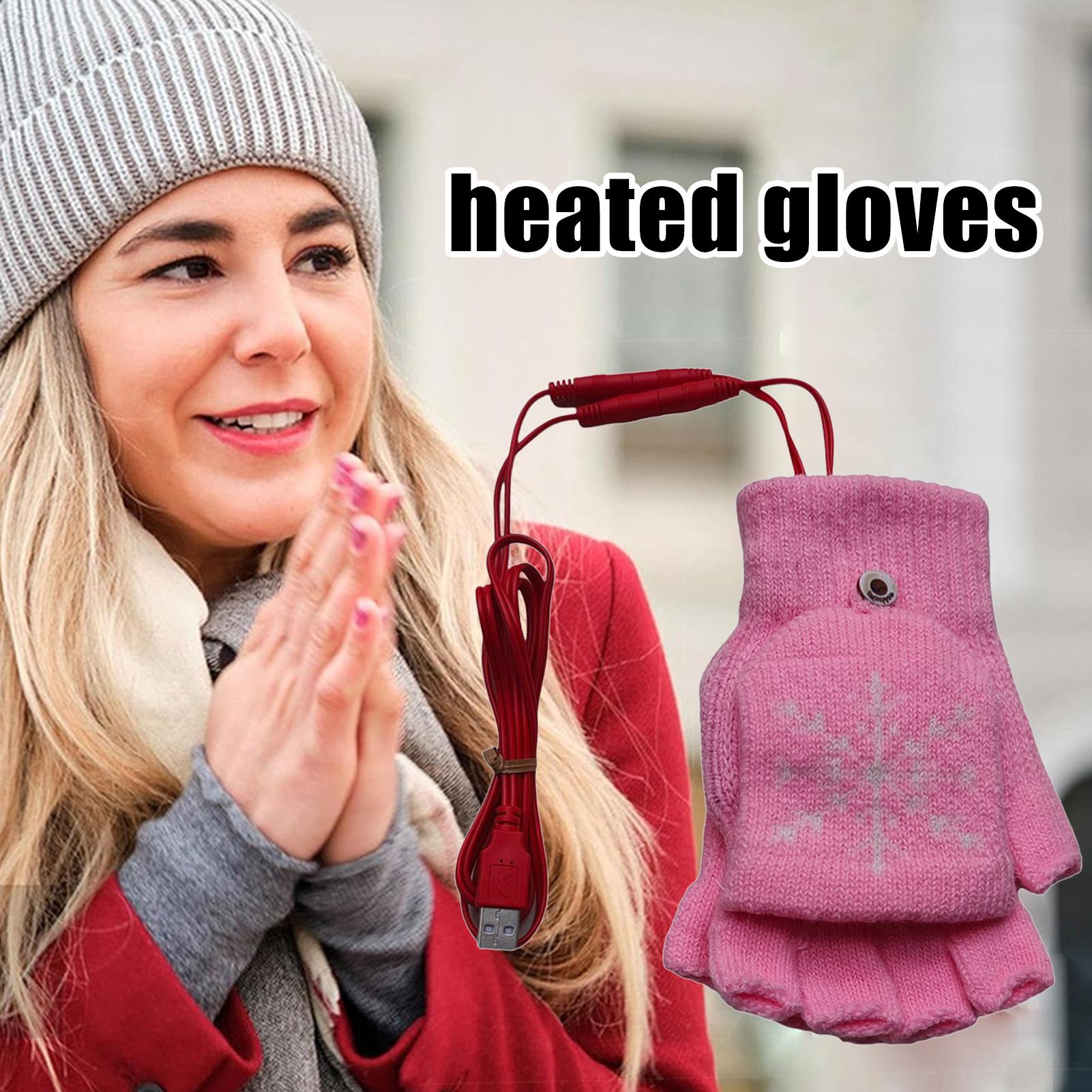 Cycling Gear For Cold Weather - Gants chauffants sans doigts USB, équipement