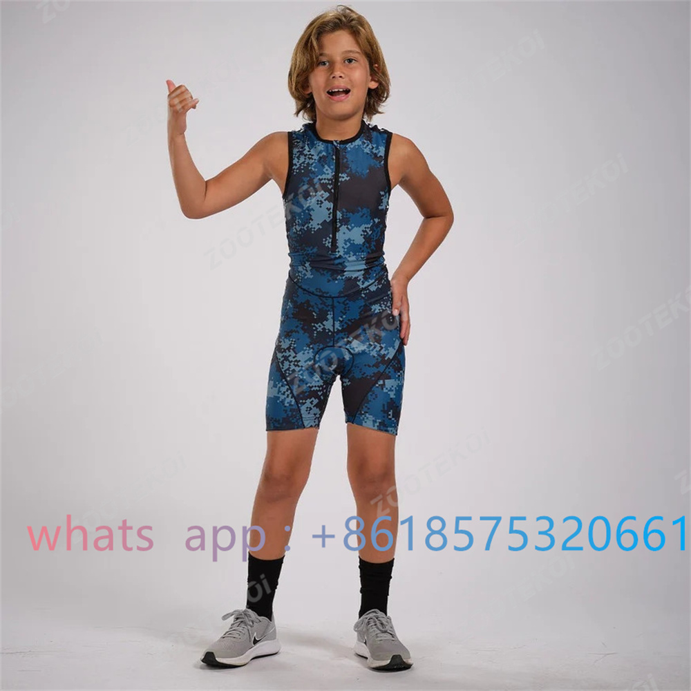 Cycling Protective Gear Kids - Zootekoi-Combinaison tricouette universelle pour garçons et