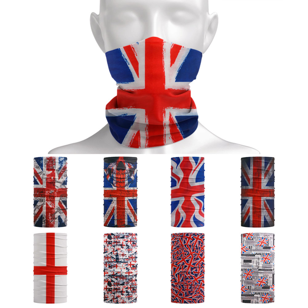 Cycling Gear Uk - Bandana Tube de cou drapeau de