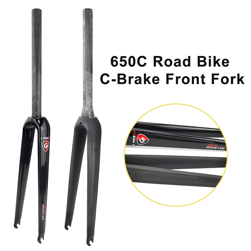 Cycling Gear And Equipment - Fourche avant rigide en carbone 650C