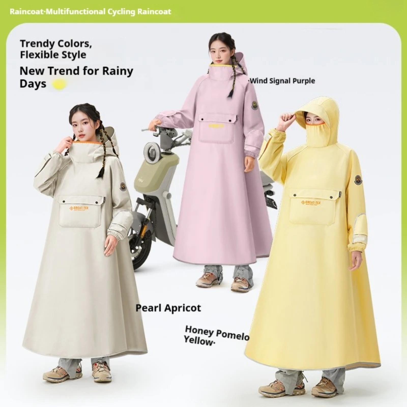Poncho imperméable pour le cyc - Cycling Gear In Rain avis et prix