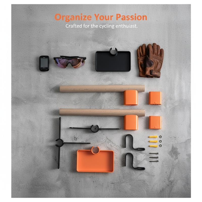 Support mural pour vélo en boi - Cycling Gear Holder avis et prix