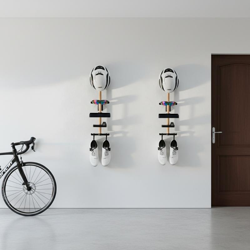 Support mural pour vélo en boi - Cycling Gear Holder avis et prix